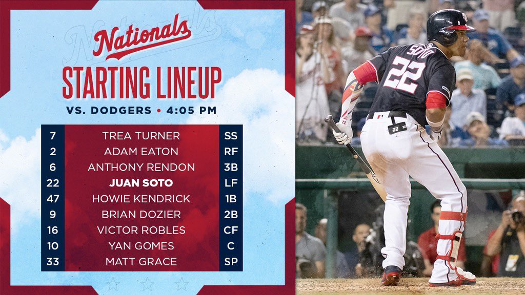 Nationals's tweet photo. Juan Soto has walked…

4 times in his last 2 games
10 in 10
19 in 21
24 in 26

He’s 20-years-old.

#OnePursuit https://t.co/igW7dSZD4R