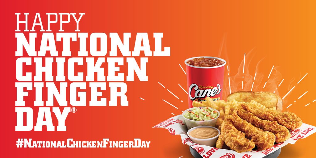 Raising Cane's on Twitter "It's National Chicken Finger Day! Use 