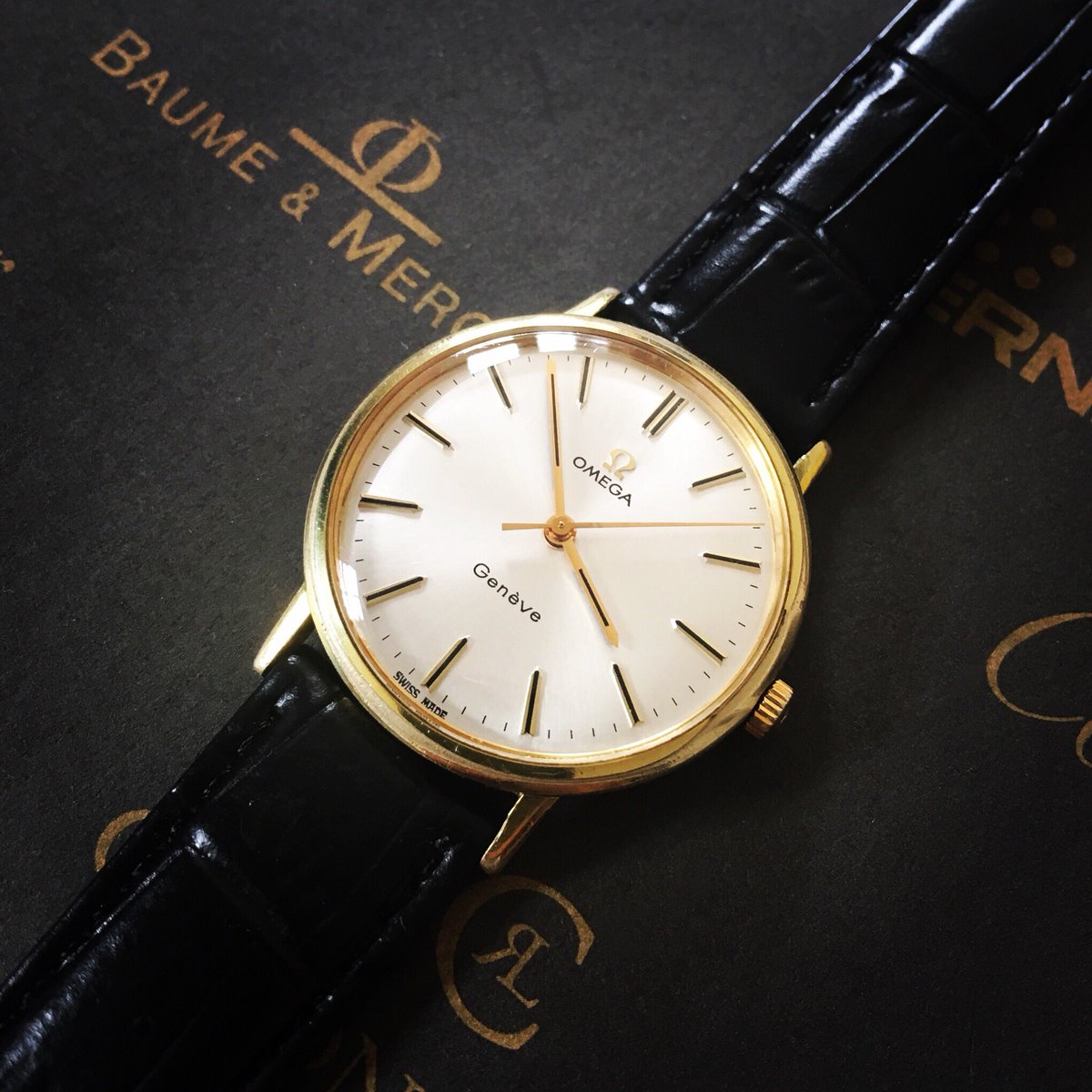 HighLoTime's tweet image. Omega Genève 131.019 Calibre 601 from 1969 #Omega #Chronostop #VintageWatch #VintageWatches #Timepiece