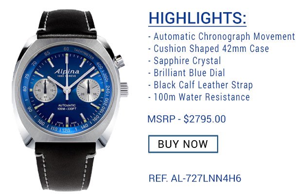 New - Alpina Pilot Heritage Chrono, Citizen Skyhawk A-T, Bulova Precisionist and more - Just Landed Issue No. 7 - mailchi.mp/azfinetime.com…