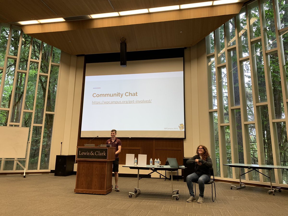 Gotta get a view for the #WPCampus community chat...