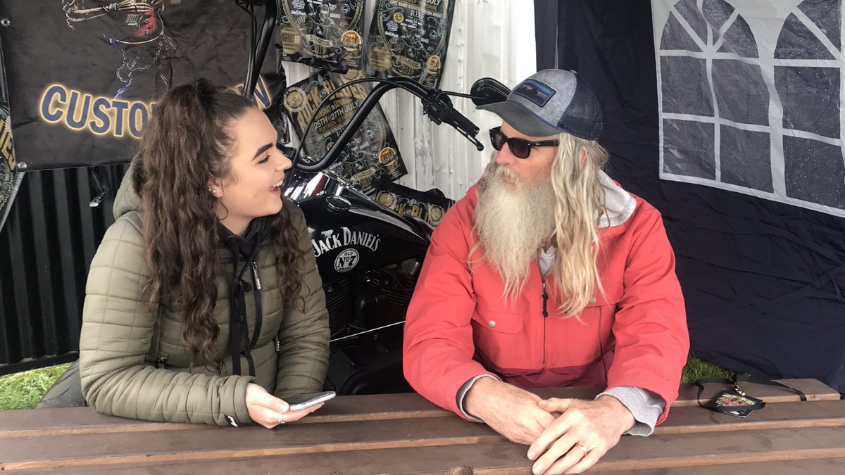 Day 3 at @RBCSOfficial and I’ve just had a lovely chat with #JackBessant @ChedExperiment from tonight’s headliners @reefband