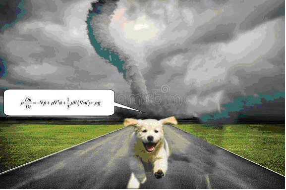 Math Prof Pa Twitter Gary Larson Math Cartoon Logan Is Hauling Ass Big Time Knowing An F5 Tornado Is Right Behind And Bearing Down Fast But Logan Being A Border Collie Isn T Barking