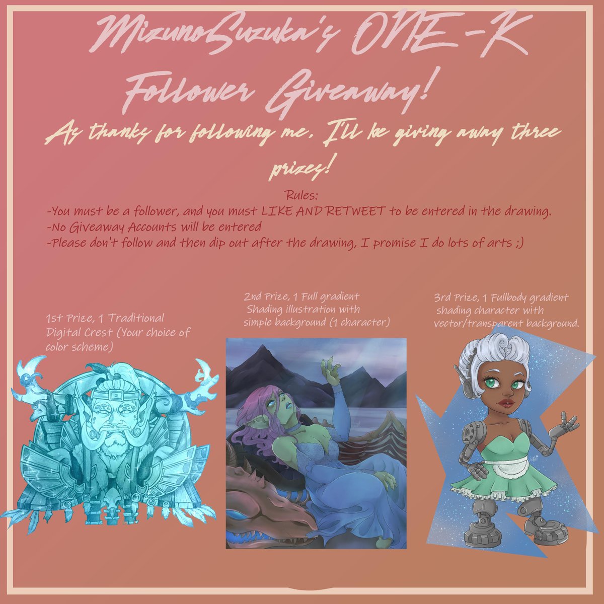 MizunoSuzuka's tweet image. Alrighty, here it is! Must retweet and like to enter, giveaway accounts will not be counted, Winners will be drawn August 17th! Good luck to you all!