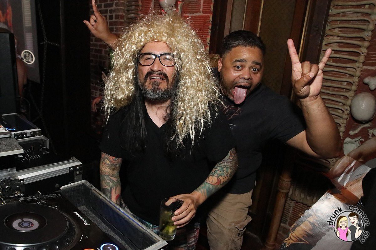 Pictures are up from #80svideonight and <a href="/soangelicate/">Marci</a>’s bday at <a href="/castleybor/">The Castle</a> 7/5/19 drunkcameraguy.com #80smusic #wigs #gothgirls #thecastle #thedungeon