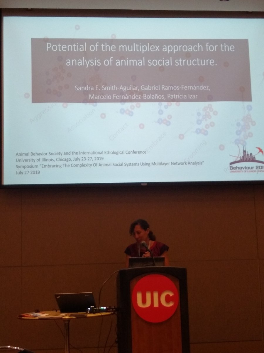 Bidisha_02's tweet photo. @AnimBehSociety Second talk in the multilayer network analysis symposium by Sandra Smith-Aguilar on the potential of multiplex approach in the analysis of animal social structure.
@AnimBehSociety 
#Behavior2019 https://t.co/BQ2BVupyV7