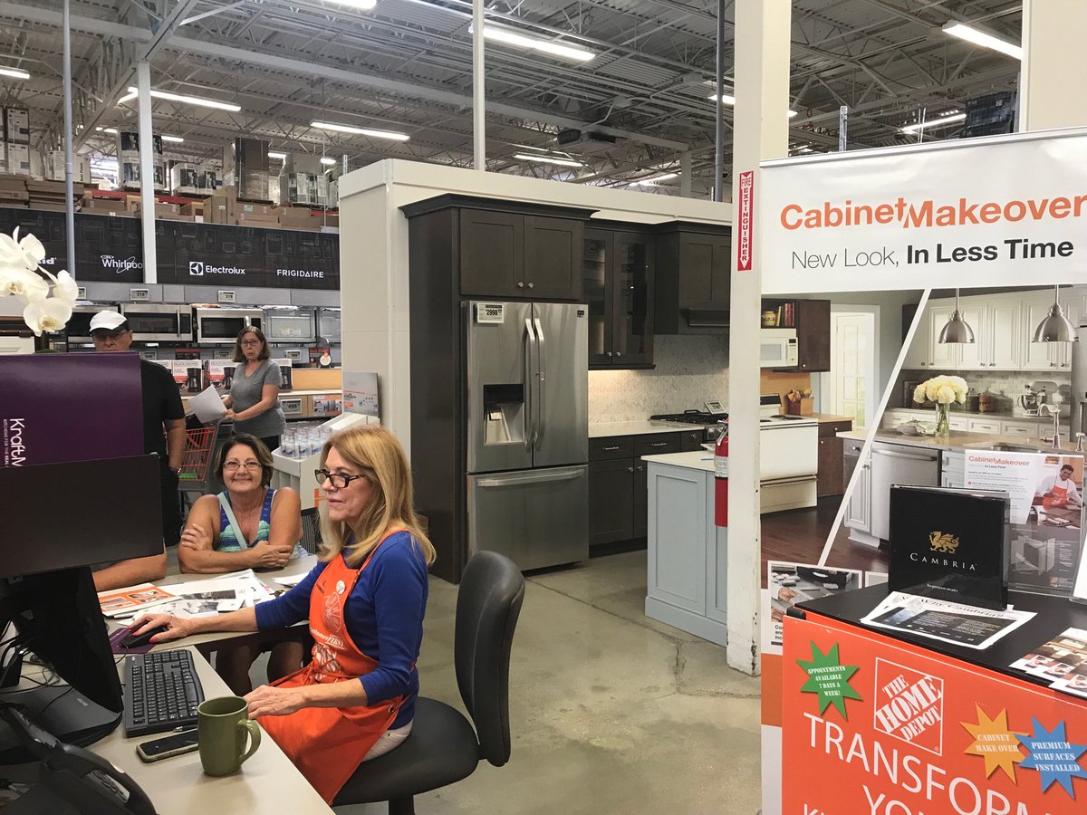 HSPS Ginny with a successful lead from our cabinet makeover / countertop clinic!  Way to go Ginny!