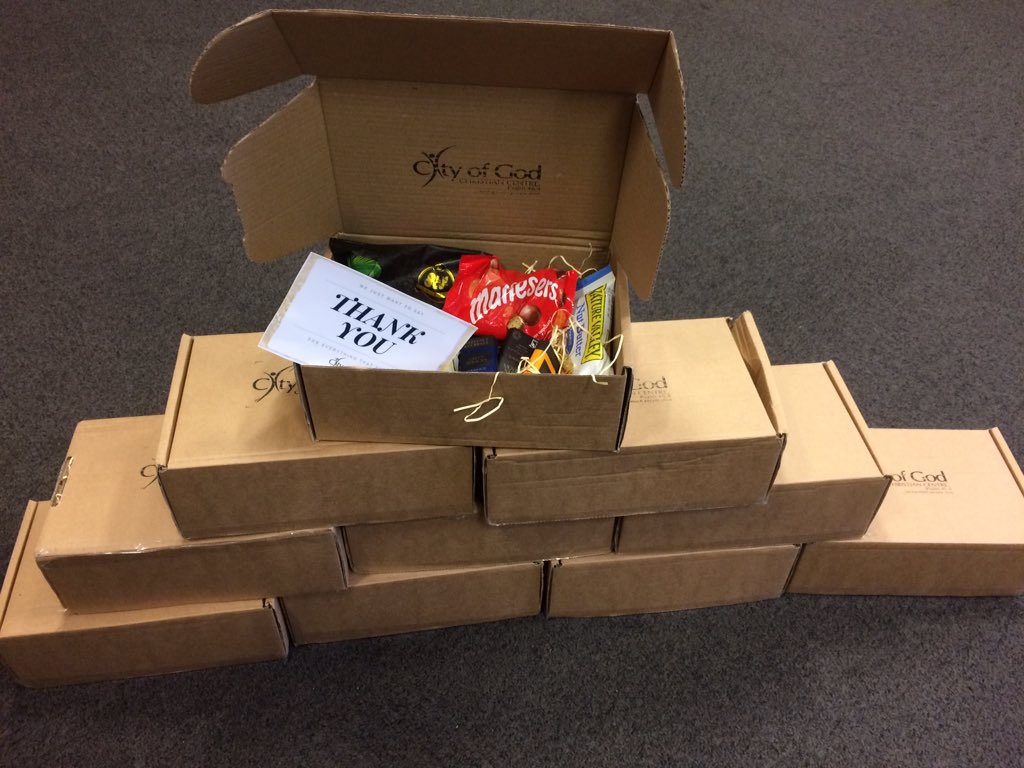 Wow, a huge thank you to #cityofgodchristiancentre for some snacks to keep our firefighters going this rainy Saturday 🌧 We would love to come along to your next Family fun day 👍 #Byker #RedWatch <a href="/Tyne_Wear_FRS/">Tyne and Wear Fire and Rescue Service</a>