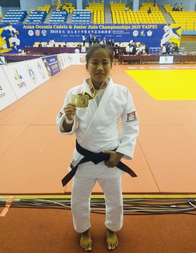 kheloindia's tweet photo. Many congratulations to our #KheloIndia star #TababiDevi for winning a gold🥇in women’s 48 kg Cadet event at Asia-Oceania Cadet & Jr. C’ships in Taipei.🎉
👉🏻Mansi won silver🥈in women’s 44 kg Cadet,Priya won bronze🥉in 40 kg Cadet while Bishal won bronze🥉in men’s 66 kg Cadet.👏🏻 https://t.co/ioCt6XKwvi