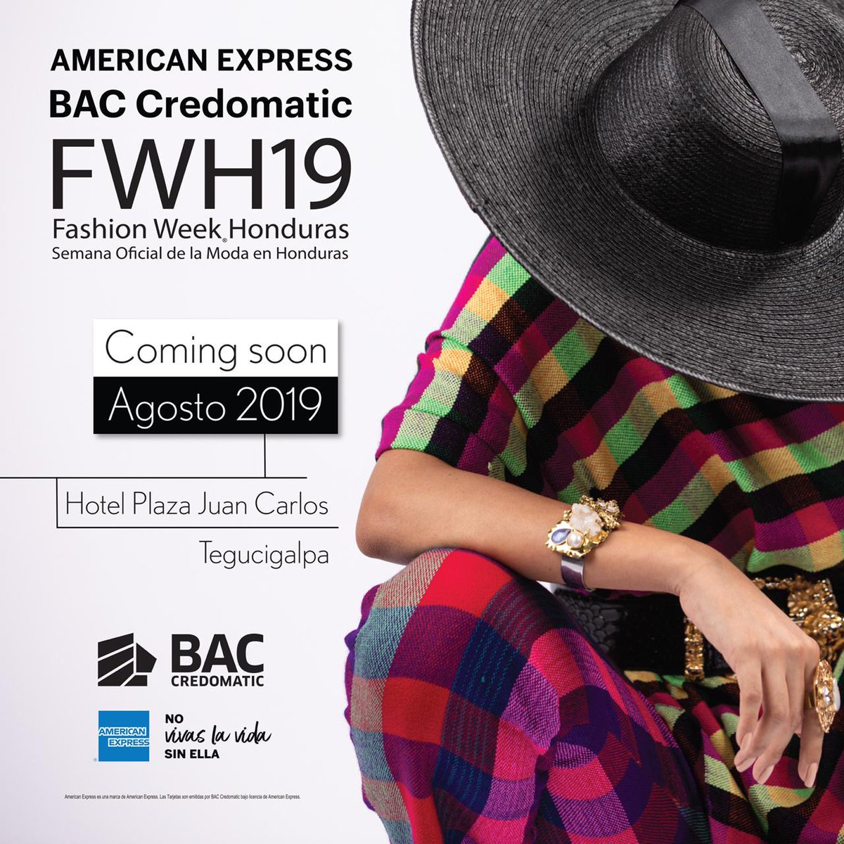 FWMagazine_'s tweet photo. Cuenta regresiva para la Semana Oficial de la Moda en Honduras. ✨🖤Coming soon! #AmexBCFWH19 #BCFWH19 #Amex
#semanadelamodahn #fashionweekhn #fashionhn #fashionweekmagazine https://t.co/YmE86bsZPN