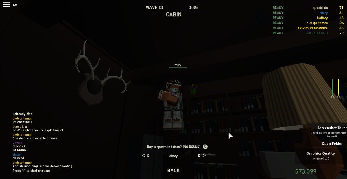 Peak On Twitter New Map Cabin Is Now Out This Map Is The Most Difficult Of All Maps In Those Who Remain It S The Smallest Has The Least Amount Of Loot And - best roblox zombie survival game those who remain roblox
