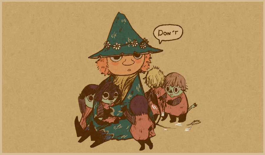 Vimbry's tweet photo. (spongebob voice) you like parenthood don't you snufkin
#moomin #snufkin #themymble #art https://t.co/Njd8F30duE