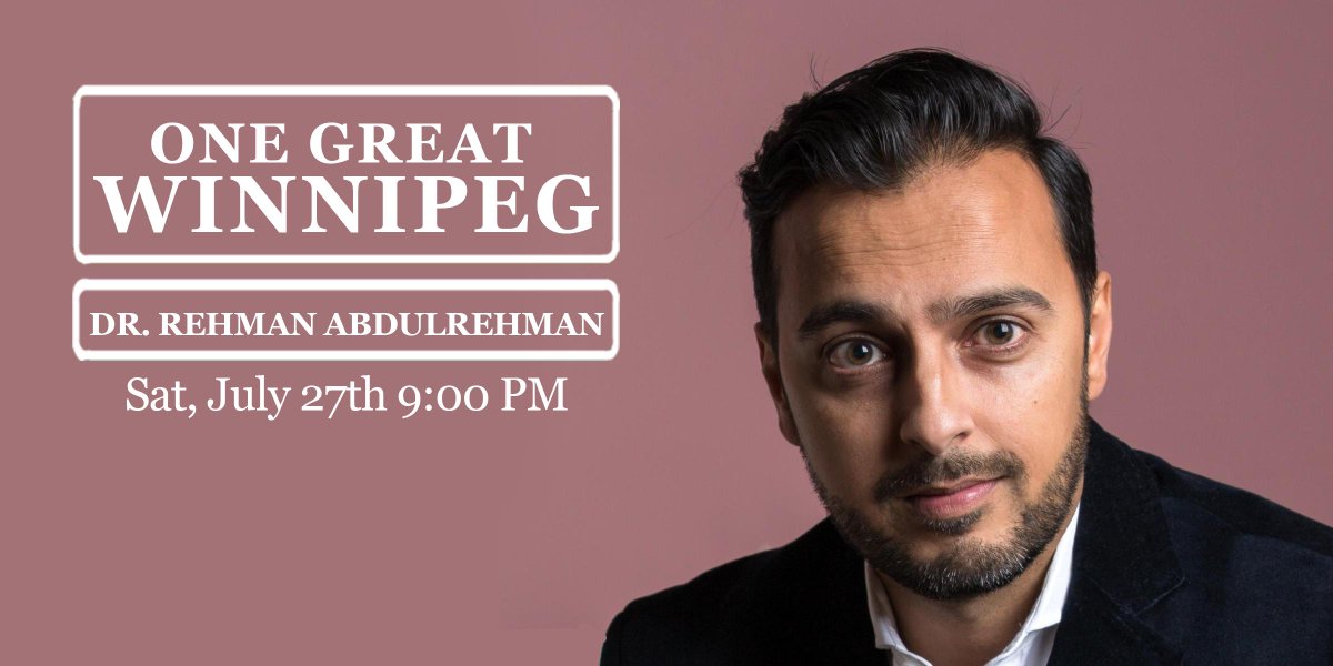 WinnipegImprov's tweet photo. Our last show and our last special guest! Dr. Rehman Abdulrehman is a champion for Winnipeg and for making Winnipeg more inclusive. (the show will also be funny) #winnipeg #winnlove #wpgfringe WinnLove #improv #comedy https://t.co/Ns2WsJuaWI https://t.co/LJHWkC3YrD