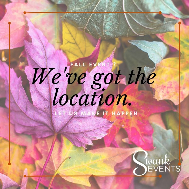 SwankEvents's tweet photo. It’s not too early to start planning a great fall event – contact Swank Events today to start planning!

 #eventplanner  #swankeventsboston #corporateevent https://t.co/OGvXoWcwPa