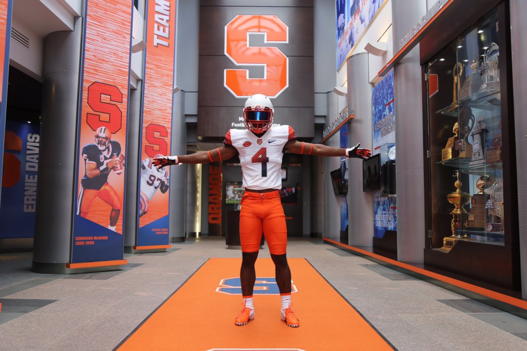 Blessed to receive an offer from Syracuse University🍊. I’d like to thank the entire football staff for the invitation &amp; support. <a href="/FBCoachSeidel/">Jason Seidel</a> #AGTG🙏🏾