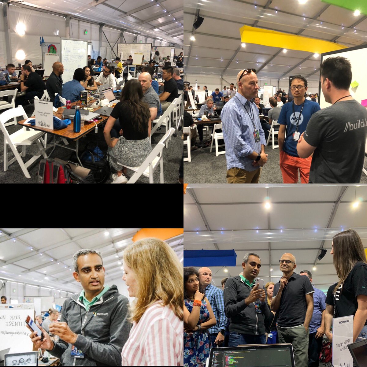 _AnkurPatel's tweet photo. What a week! Incredibly inspiring and humbled to have colleagues from across the company join us to #HackForPrivacy. Thank you @MSFTGarage @dialtone4web @csuwildcat @BaileyBercik @DecentralizedID team at #Microsoft for making #hackathon2019 so amazing! https://t.co/qjMVDT2UKu