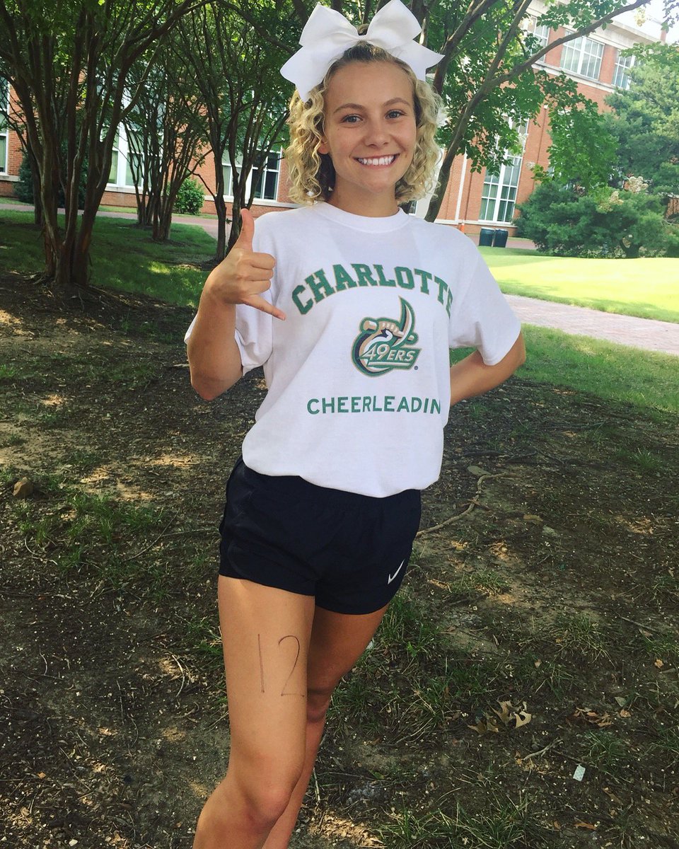 MRMavsCheer's tweet image. Meet your newest Charlotte 49ers CHEERLEADER! We are SO proud of you, Makayla! @CACmakayla 😍🙌🏼💚💛
