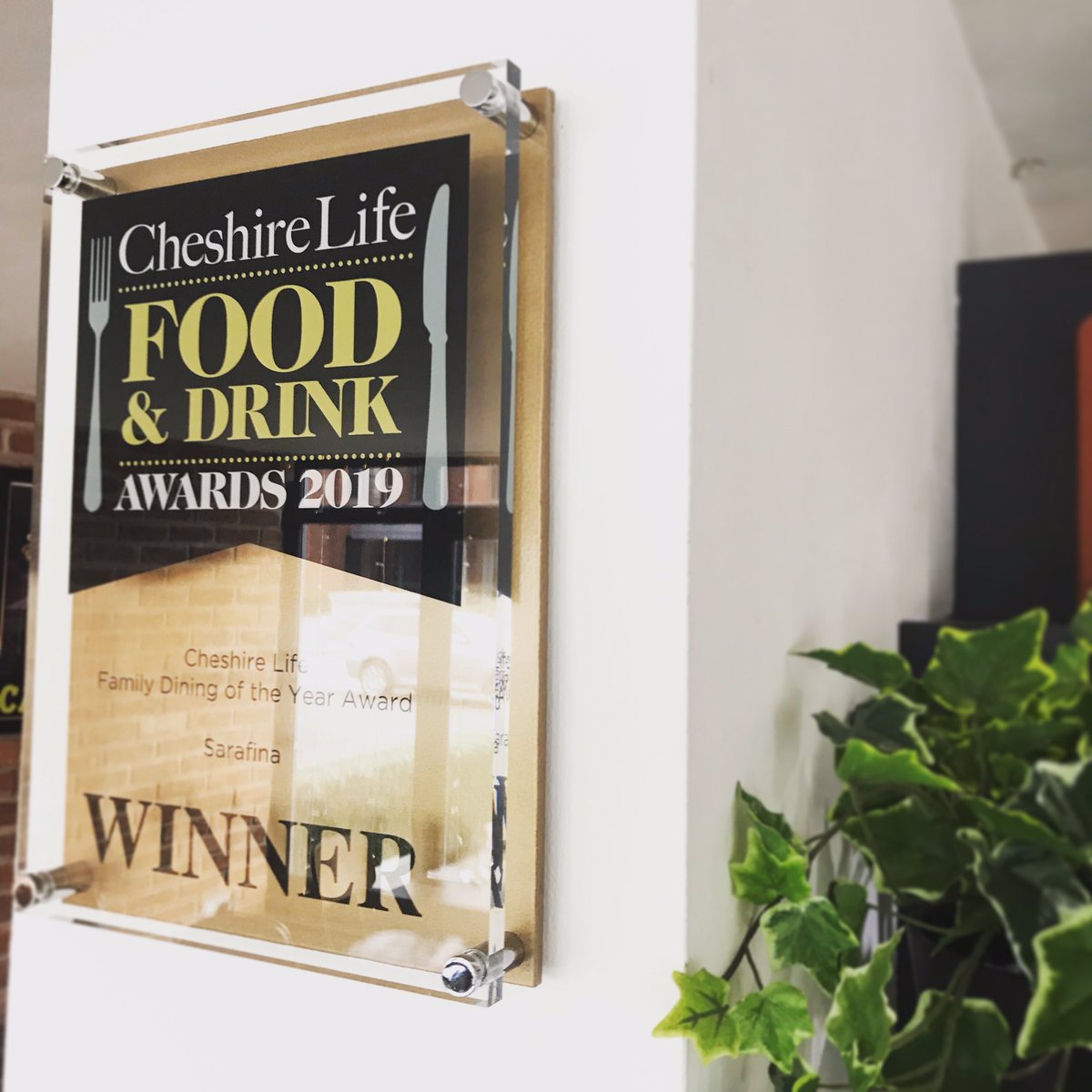 Pride of place in our little independent bistro x