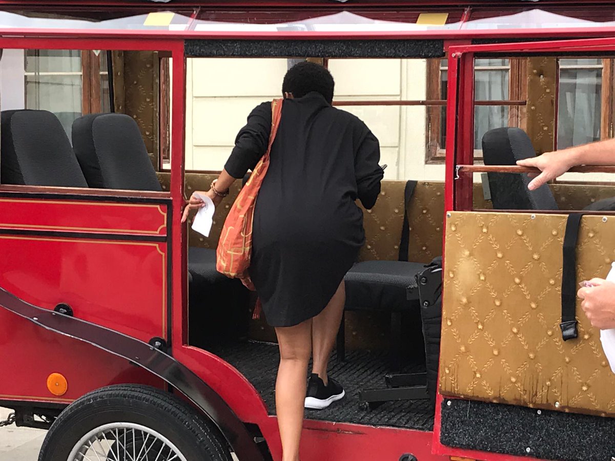 58. I got on City Tours. In some cities, these things are great: entertaining and informative. In some, you keep switching off because the speaker drones on and on  Today's bus(?) was cute, but you don't have to do this in Bratislava. Not sure €30 is worth it.