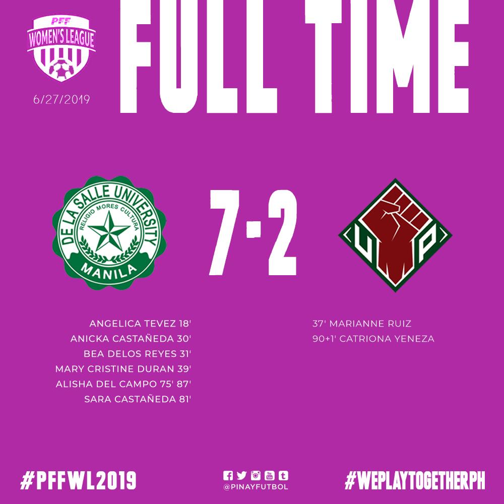🇵🇭 #PFFWL2019 RESULT: <a href="/dlsufootball/">DLSU Football Team</a> picked up where they left off with yet another win on opening day!