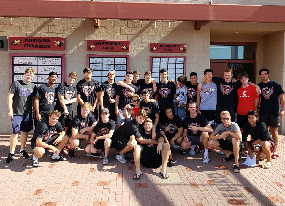 ChapfootballAZ's tweet photo. One last camp for our Seniors #2020! https://t.co/x0vE4rcGuk