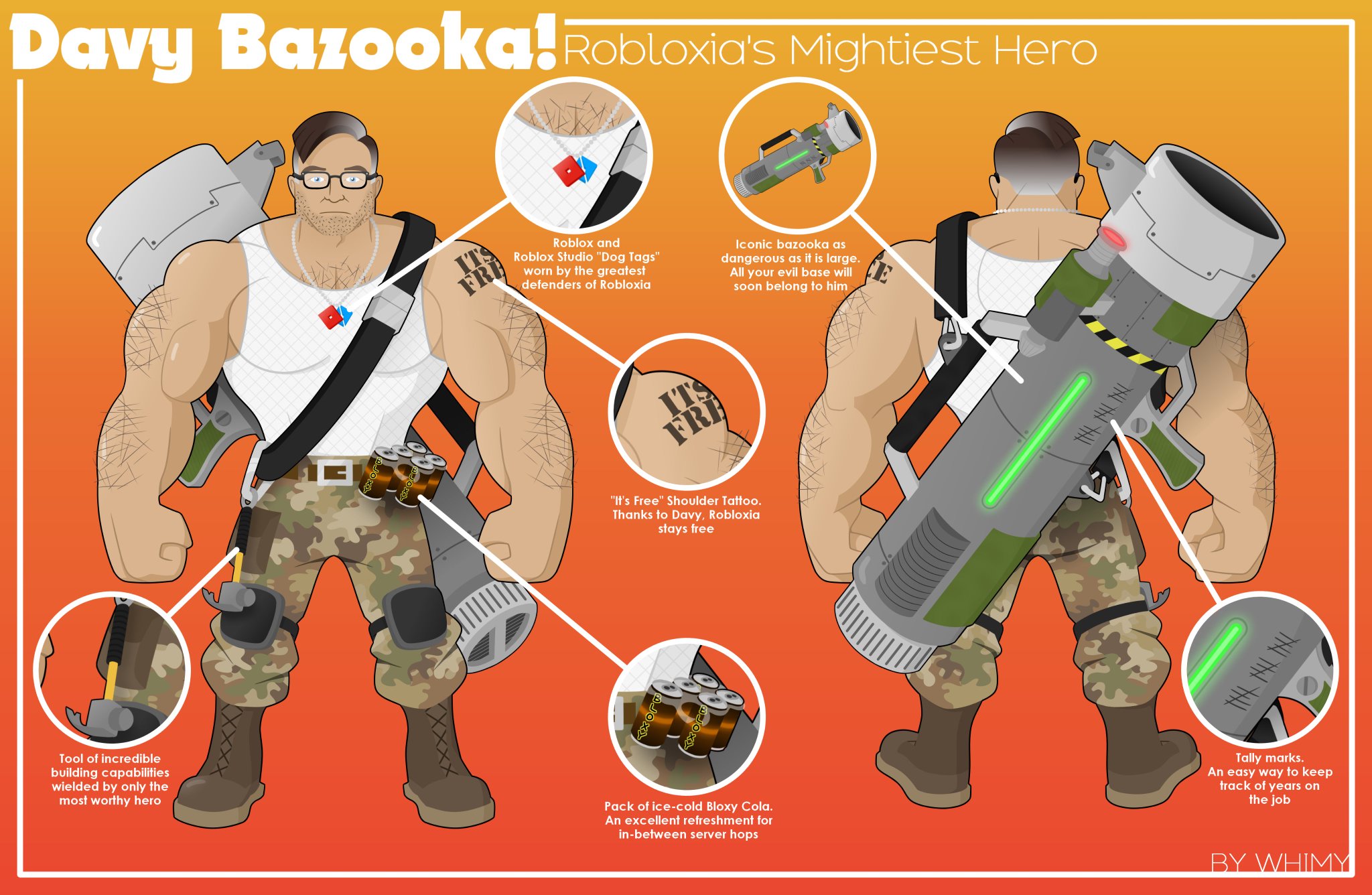 Roblox - Meet Davy Bazooka: the powered-by-imagination powerhouse