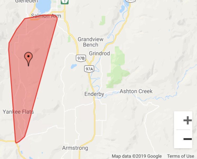 Armstrong Cable Outage Map Underground Cable Sparks Power Outage In Salmon Arm – Salmon Arm Observer