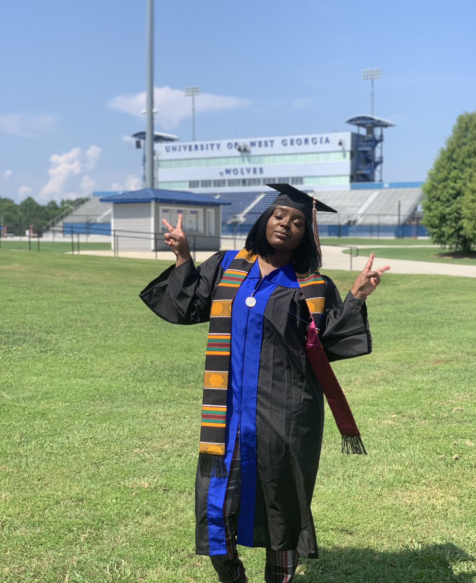 I graduated today!!! 🙌🏾 C/O 2019 #UWG #UWG19