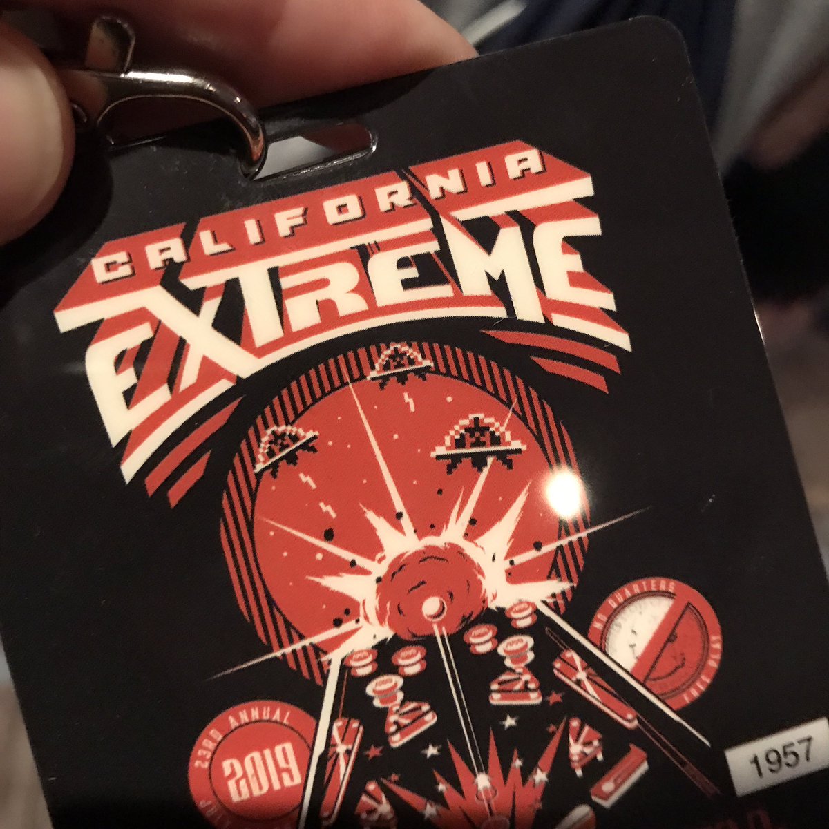 DownStab's tweet photo. First day at California Extreme 2019. #CAextreme #arcade #videogames https://t.co/4XV6R813PU