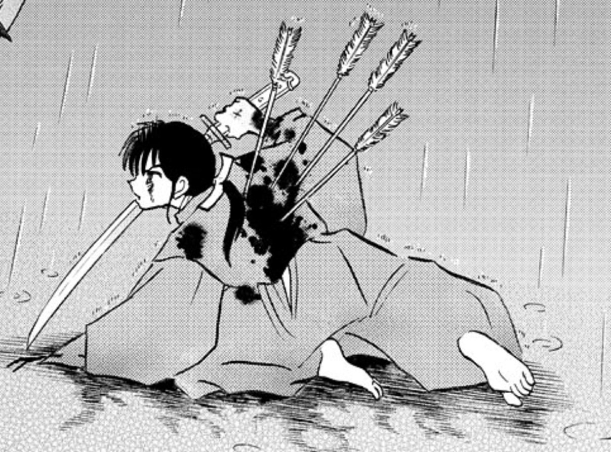 暁 充瑠 血まみれで日本刀を手にしている摩緒くん 本当に犬夜叉くんとそっくりですね ｍａｏ 犬夜叉 T Co Pgnnrvy1hj Twitter