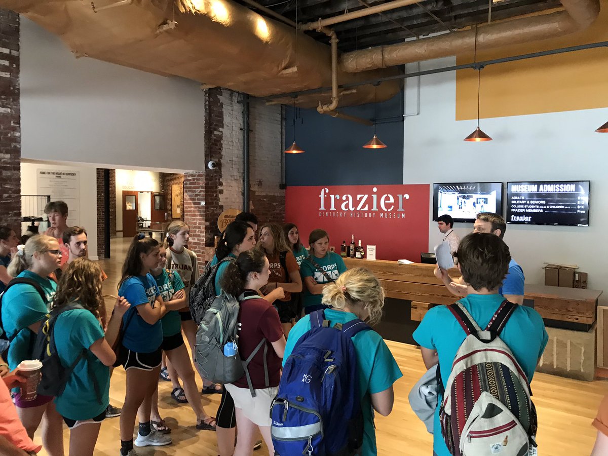 RyanKYYMCA's tweet photo. We closed our Service to the Commonwealth 2 program at @FrazierMuseum in Louisville, KY, the current hosts of the Kentucky Show, a moving reflection on our vibrant culture, breathtaking environment, bold spirit, and bright future. #STTC2 #YCorps https://t.co/DbHJGcrTYI
