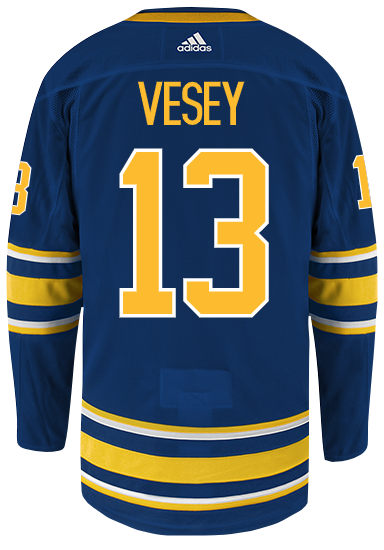 Jimmy Vesey will wear jersey number 