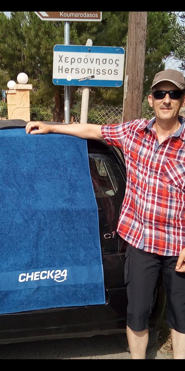 Uso125's tweet photo. War im Urlaub auf Kreta mit Check24 #check24 https://t.co/NpAaE4W4NZ