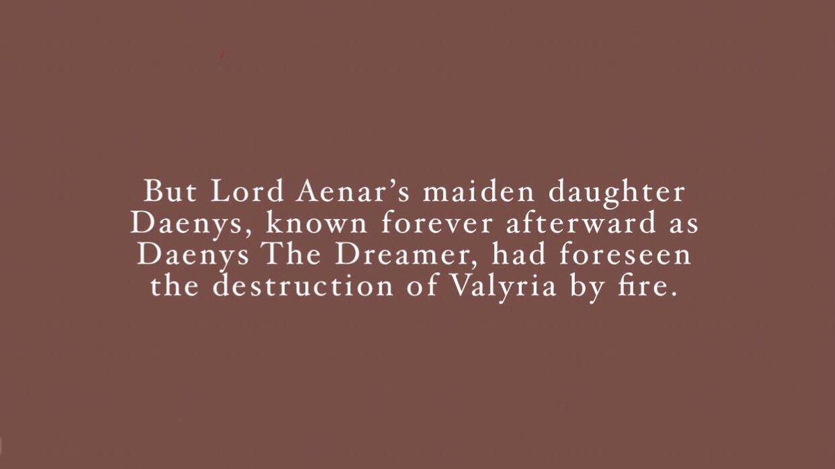 daenys targaryen • the doom of valyria