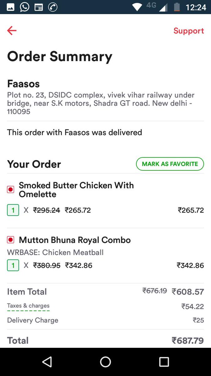 binitpranjan's tweet photo. @zomatocare @ZomatoIN Now it says my order is delivered. Still haven't received it. I demand a refund on my order along with my food. I've been waiting without notice for over two hours https://t.co/m3itZQ0gVQ