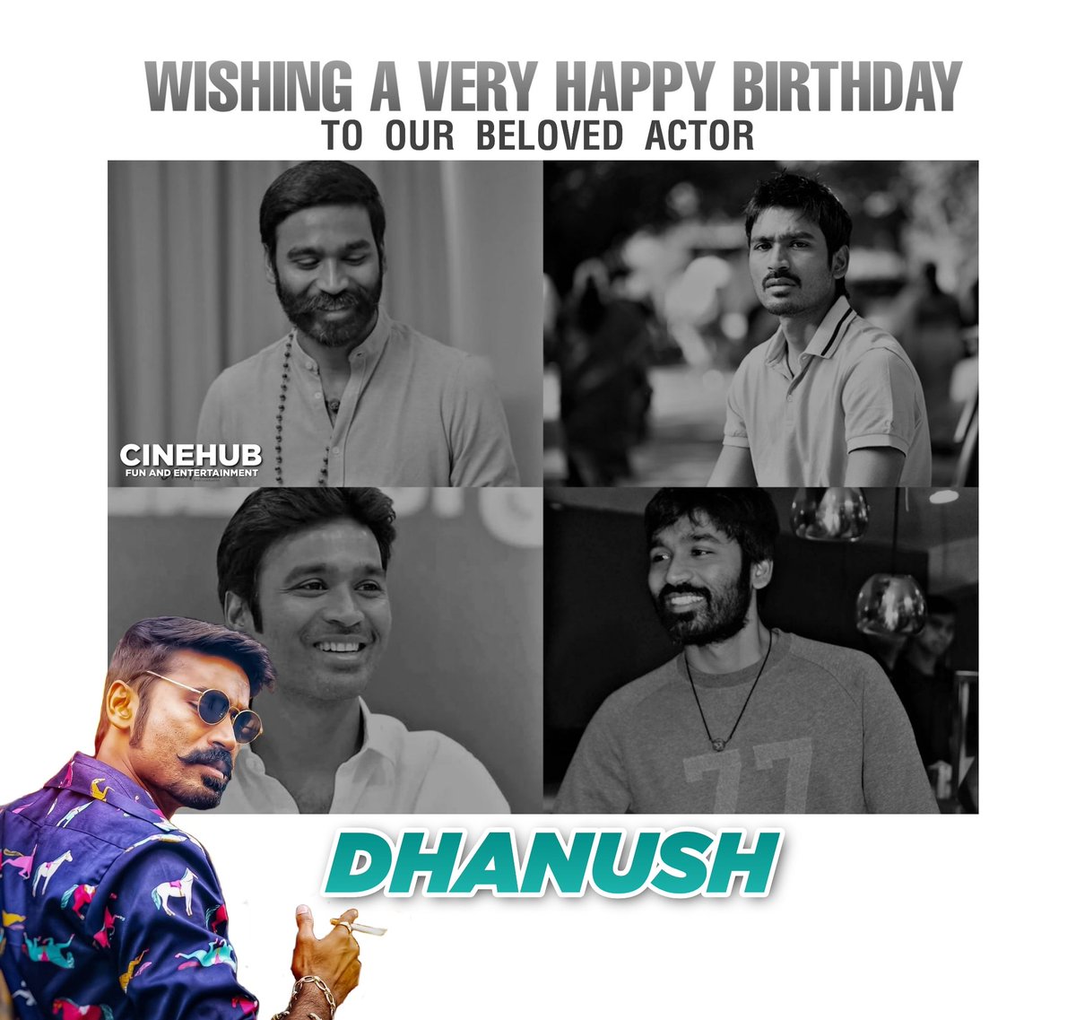 HubCine's tweet photo. #HappyBirthdayDhanush
@dhanushkraja ❤❤❤

#CineHub https://t.co/uYJqTRK1xL