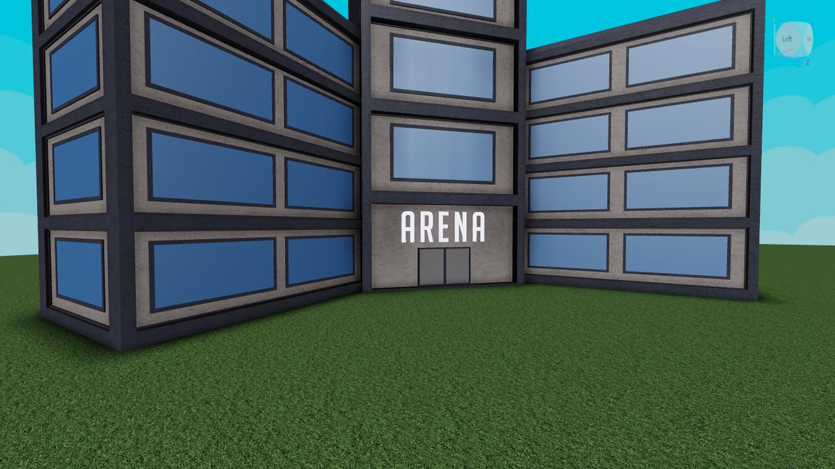 Goatrbx On Twitter Made A Little Arena Building Just Though It Was Cool And Wanted To Share It Robloxdev Roblox - the building arena roblox