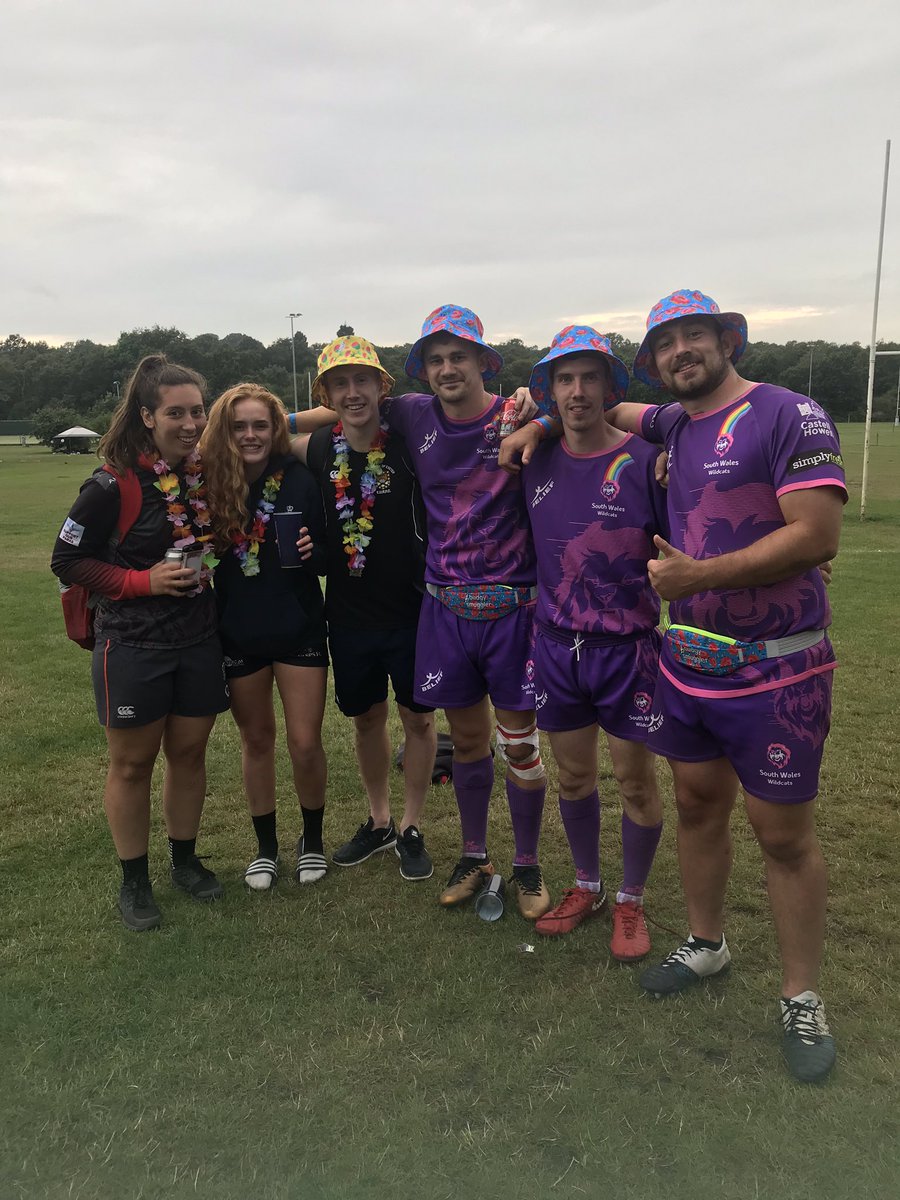 6 of our team went out today and played at @WimbledonRFC @SAWildDogsRugby 7's Bambi,Simon and Justin played for @SWWilcats John played for @tropics and Izzy and Rose played for @bears