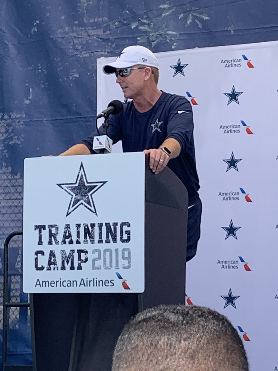 “Witt loves ball. He loves ball to the core of his person... he’s moving around well and can’t wait to see him in action.” -Garrett on return of Witten

#CowboysTrainingCamp @Sports2NiteTV