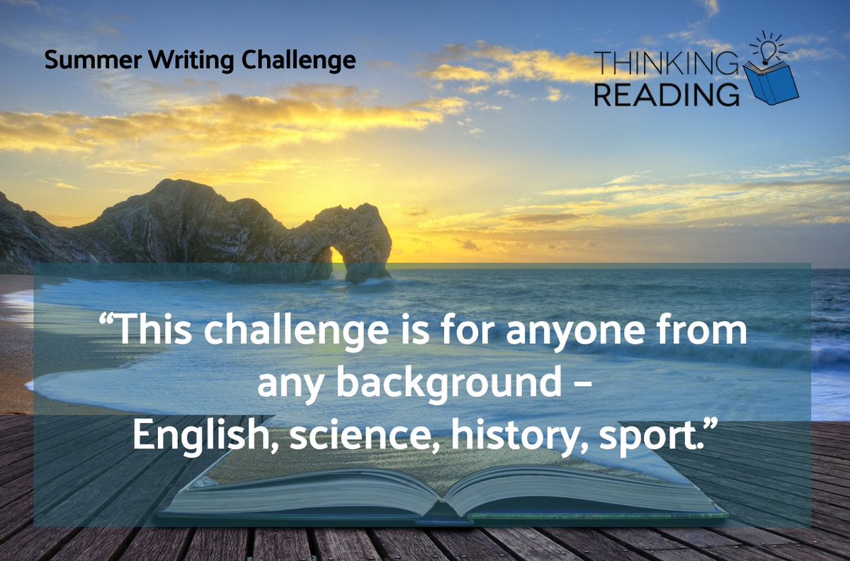 ThinkReadHQ's tweet photo. We are looking for people to take part in a writing challenge to produce texts that will challenge and inspire struggling adolescent readers. @Team_English1 #Team_English https://t.co/XbP4X50H1x #ThinkingReading https://t.co/M1sFr8QAak