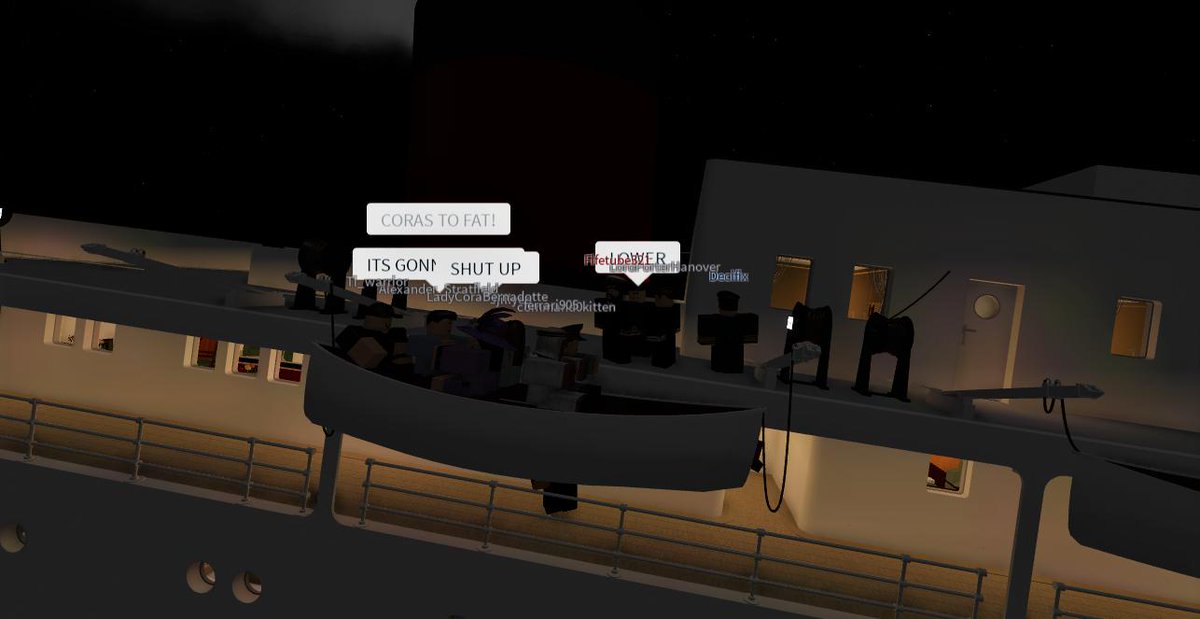 JustinYselonia's tweet photo. I've really been enjoying @masterofdj444 and @CGT_rblx 's SS Richelieu sinking game. Here are a few photos from the experience. Well done, you guys! LOVE IT!!!! 👍 https://t.co/Ly5EUOOfaR