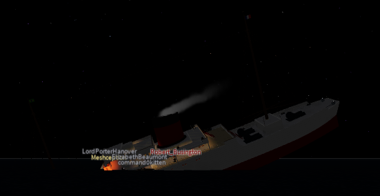 JustinYselonia's tweet photo. I've really been enjoying @masterofdj444 and @CGT_rblx 's SS Richelieu sinking game. Here are a few photos from the experience. Well done, you guys! LOVE IT!!!! 👍 https://t.co/Ly5EUOOfaR