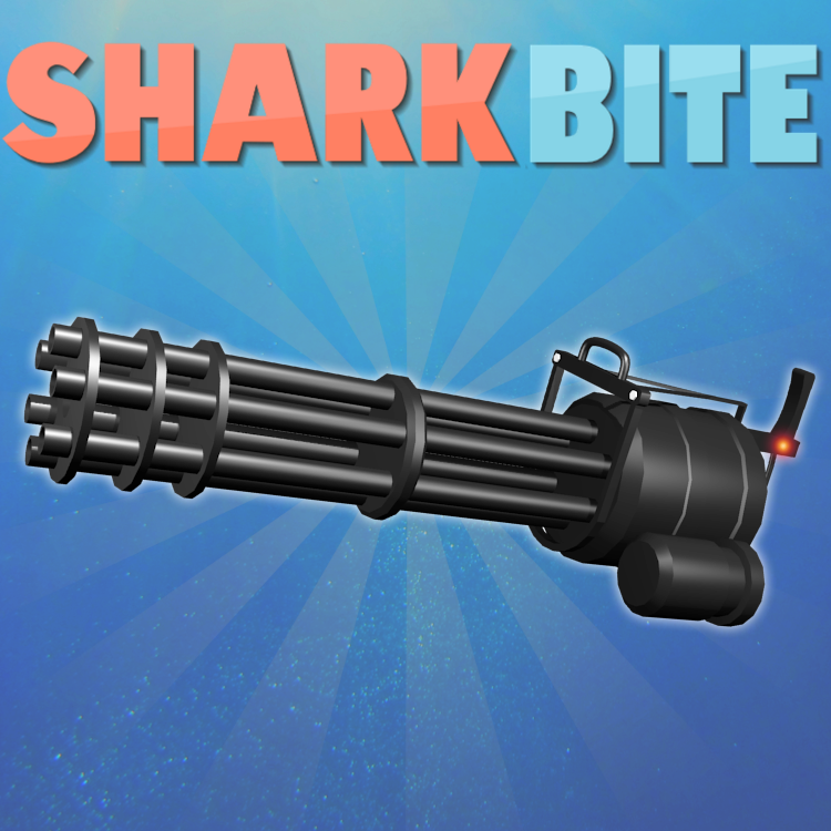 Opplo On Twitter We Ve Just Released A New Minigun For Sharkbite Spin Up The Gun And Destroy The Shark With This 150 Round Mega Machine Robloxdev Https T Co Tyw5m51ni7 - roblox minigun