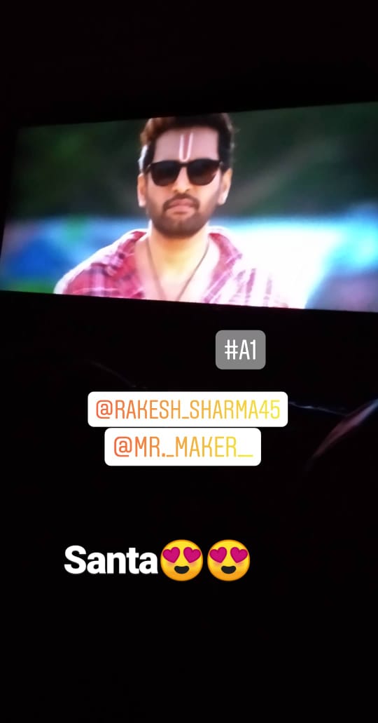 Rakeshs37190962's tweet photo. #A1 Comedy Entertainer 💥😂
@iamsanthanam ஈடு இல்ல எவனும் Counter Comedy எப்போதும் நீங்க மட்டும் தான் வரனும் 👏💥
@taraalisha01 😍❤️ 
Stress Buster Movie 🤗
 All Character  Suitable For the Movie  👏💥 
3.5/5 😎  ore vaarthai la sollanum na "worth bha"💥💥👏😎
#a1review
#A1movie https://t.co/xX5Ma3aCza