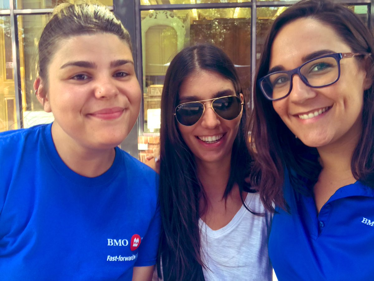 What a beautiful day for the OssFest!!! ☀️🦋🌼 
<a href="/BMO/">BMO</a> <a href="/HugoLevita/">Hugo Levita</a> <a href="/DeolindaGgomes/">Deolinda Gomes</a> <a href="/susanabudzak/">Susana Budzak</a> <a href="/POliveiraRVP/">Paula Oliveira</a>  #beingbmo #proudtoworkatbmo #dundas&amp;ossington #bmoteam #ossingtonfest