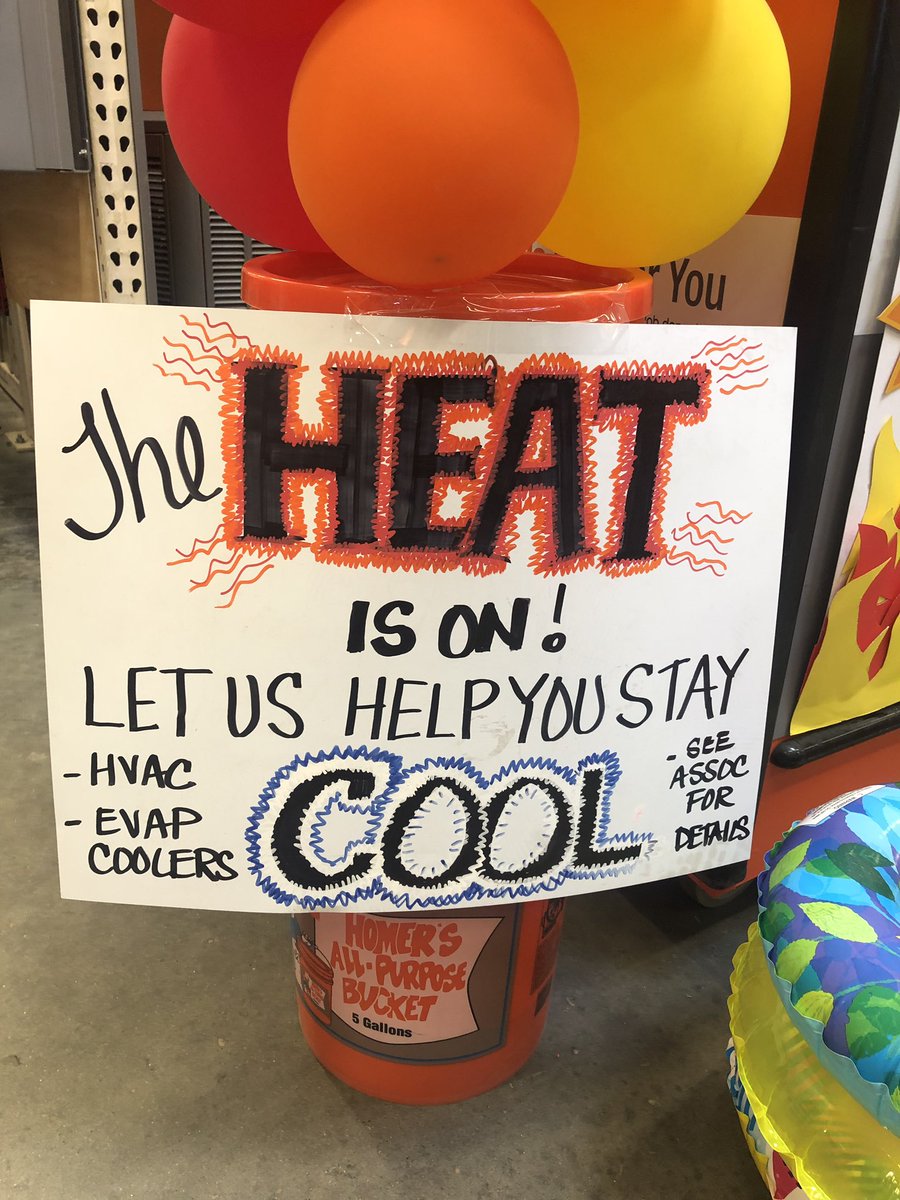 HVAC event today! Thank you to our partner Joshua with Superior Water &amp; Air for helping us with our customers hvac and water treatment needs! It’s HOT🔥 outside but we have the deals to keep you COOL❄️! <a href="/HDMartyUT/">Marty Tanner</a> <a href="/_tiffyjo_/">Tiffany Hensley</a> @Devindm3 #PacNorthProud #thd8583 <a href="/LaytonHomeDepot/">Layton Home Depot</a>