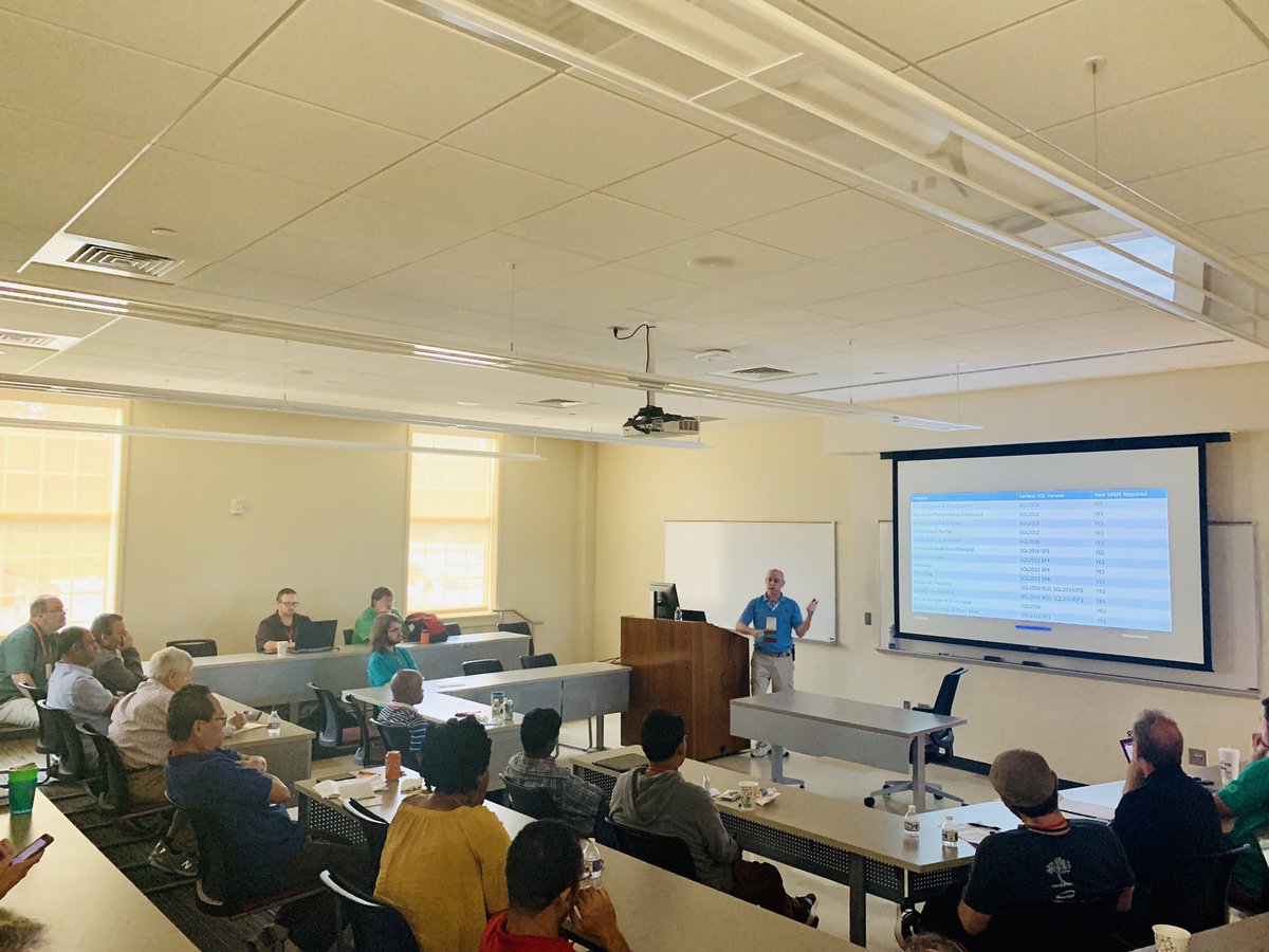 samirbehara's tweet image. Last session of the day in progress with @HRTact @TheSQLGuru @thepeterdoyle presenting on #masteringinterviews #ssms #tsql at #SQLSatBham