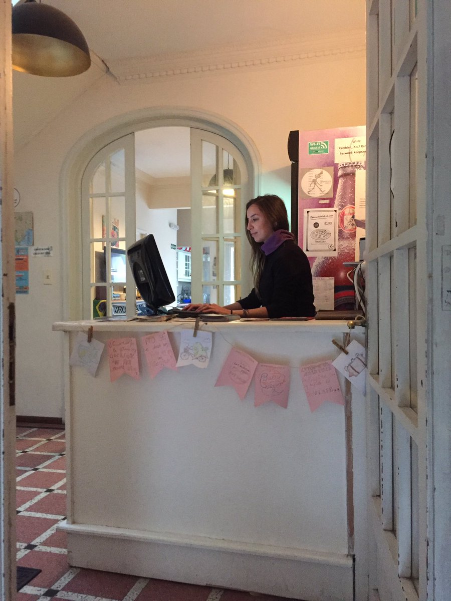rambler_hostels's tweet photo. En Montevideo quédate siempre en Rambler !!! Te esperamos ! 🛎🔑 #keeprambling ! Gracias Ana 🇧🇷! The Best Front Desk https://t.co/uWRbOig8qk