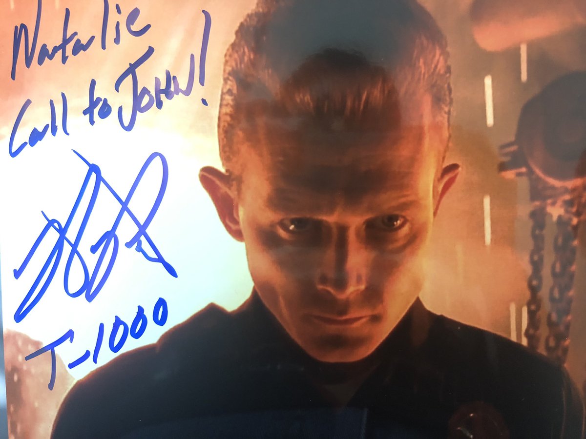TillyHollinshe1's tweet photo. @robertpatrickT2 absolute legend thank you so much for an amazing day. I appreciate the time you took to talk to all your fans and making this huge fan a dream come true x x x #T1000 #calltojohn #Terminator #robertpatrick https://t.co/VXZgT50o1z