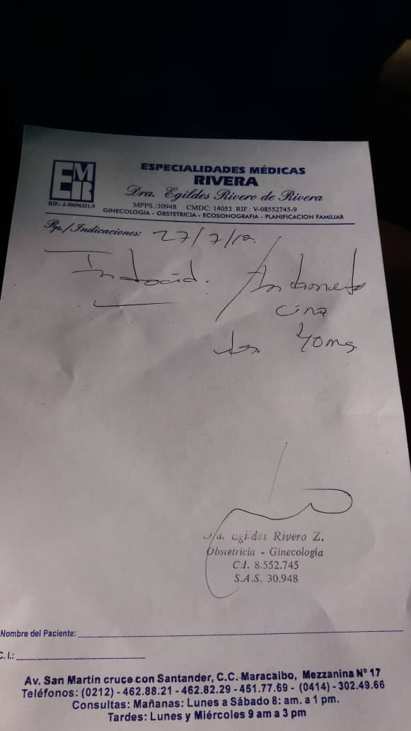 cjaimesb's tweet photo. URGENTE, por favor un RT para ayudar a esta joven que está embarazada y necesita Indocid o Indonitocina de 40 mg. Está embarazada y tiene mucho líquido. Avisar a Irene al 0424 216 53 29 https://t.co/o9winIuGJp